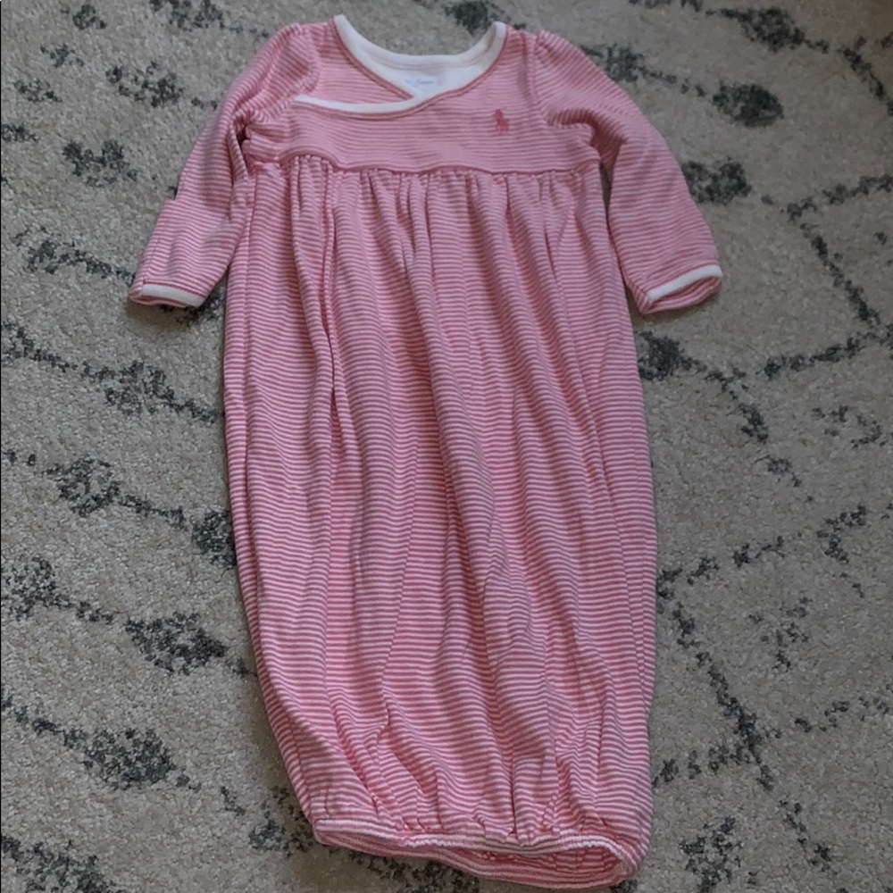 Ralph Lauren newborn gown